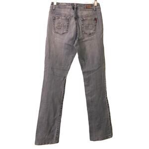 Ecko red Denim Foundry  Distressed Bootcut Jeans Size 5 Studded Pockets Y2K